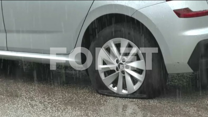 Izbušene gume na automobilima